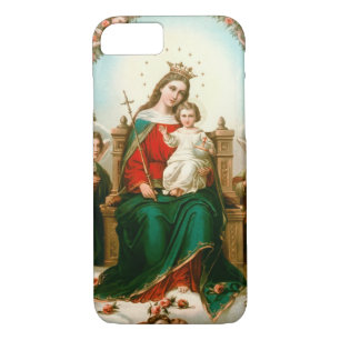 glory to jesus and mary iPhone 8/7 case