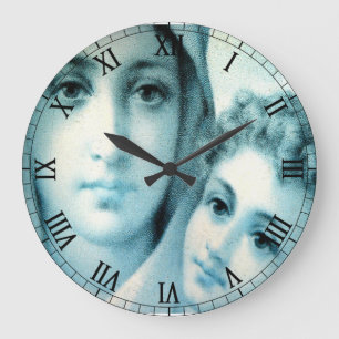 Glory To Jesus And Mary Large Clock