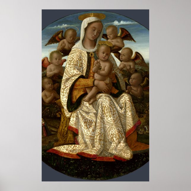 GLORY TO JESUS AND MARY POSTER (Front)