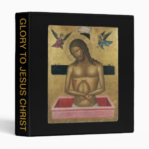 GLORY TO JESUS CHRIST 3 RING BINDER