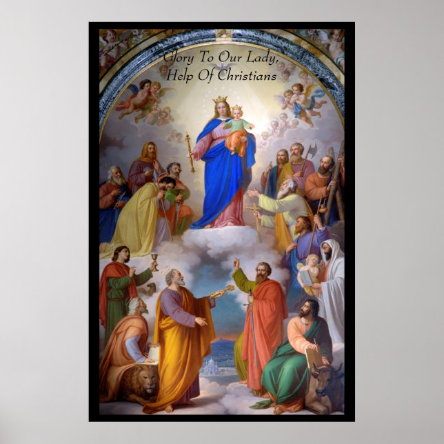Glory To Our Lady, Help of Christians Poster (Front)