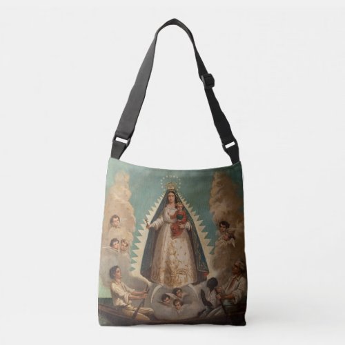 GLORY TO OUR LADY OF CHARITY CROSSBODY BAG