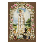 glory to our lady of fatima w/fatima prayer (Front)