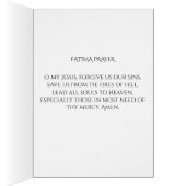 glory to our lady of fatima w/fatima prayer (Inside (Right))