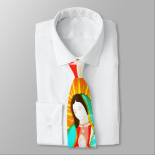 Glory To Our Lady Of Guadalupe  Neck Tie