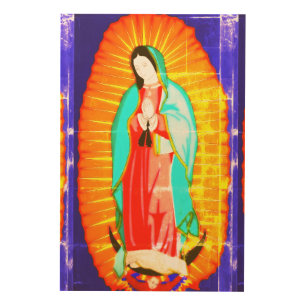 Glory To Our Lady Of Guadalupe Wood Wall Art