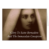 Glory To Saint Bernadette (Front Horizontal)