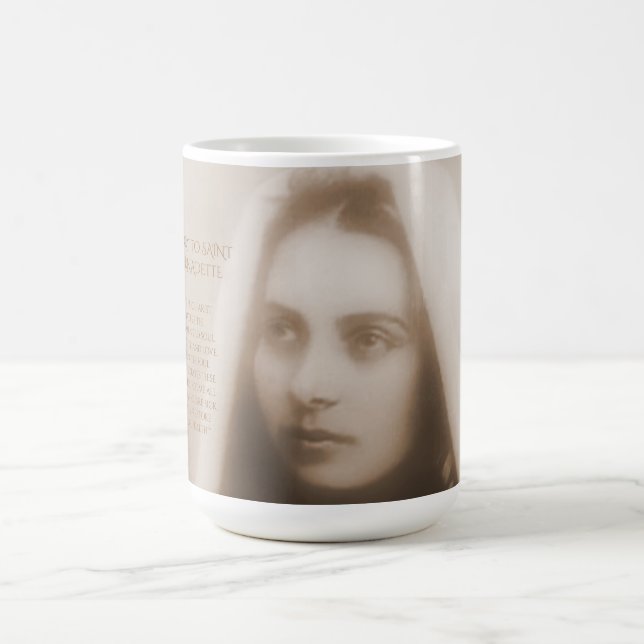 Glory To Saint Bernadette Coffee Mug (Center)