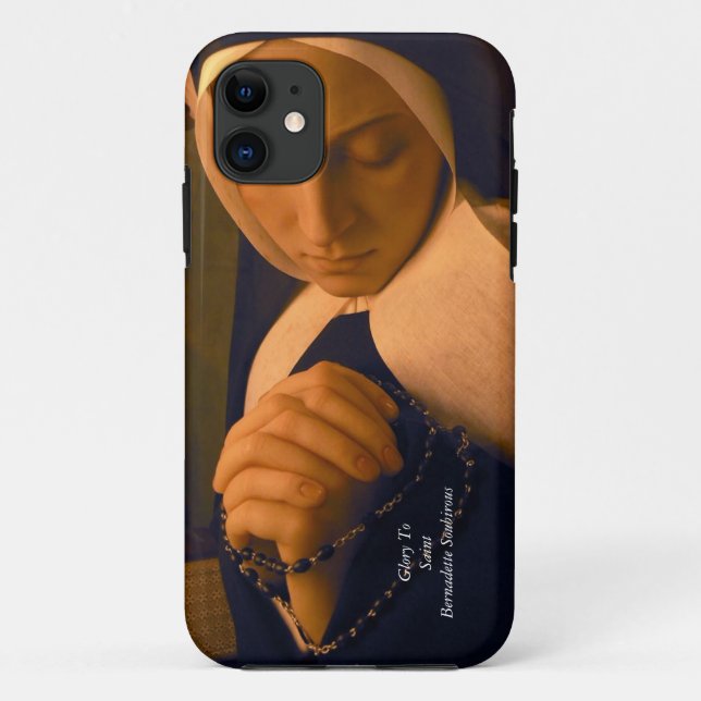 Glory To Saint Bernadette Soubirous Case-Mate iPhone Case (Back)