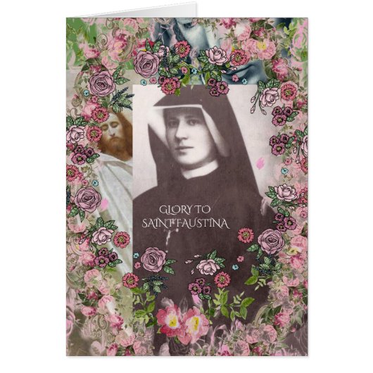 GLORY TO SAINT FAUSTINA CARDS (Front)