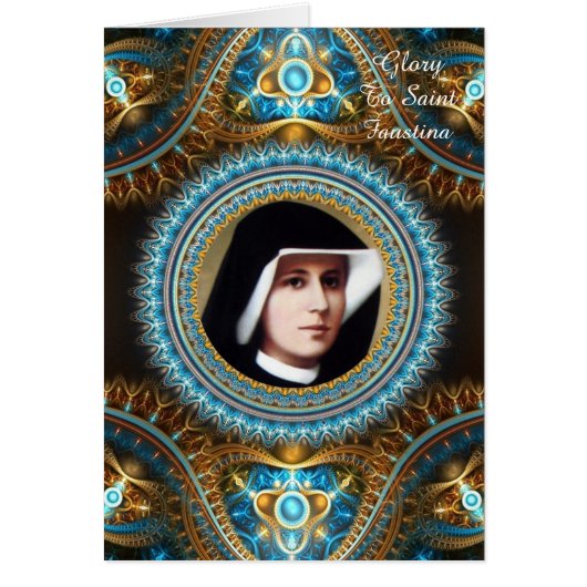 Glory To Saint Faustina Cards (Front)