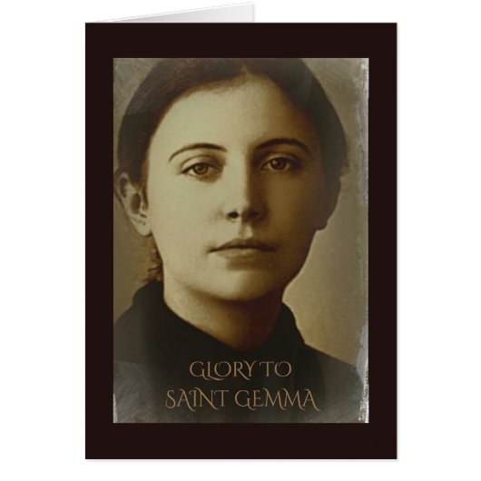 GLORY TO SAINT GEMMA CARDS (Front)