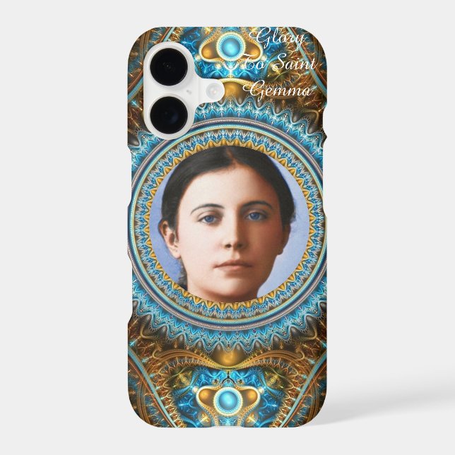 Glory To Saint Gemma Iphone Case (Back)
