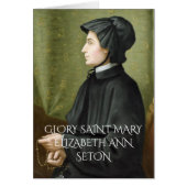 GLORY TO SAINT MARY ELIZABETH ANN SETON (Front)