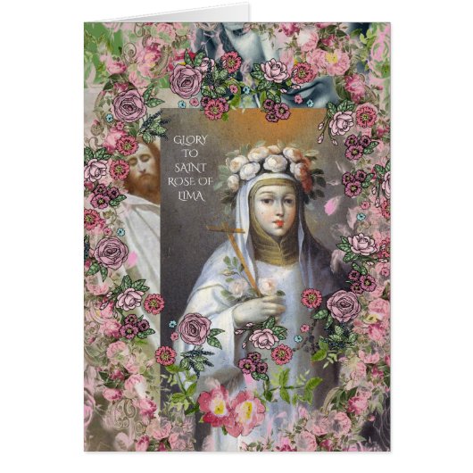 GLORY TO SAINT ROSE OF LIMA CARDS (Front)