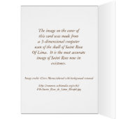 Glory To Saint Rose Of Lima Cards (Inside (Left))