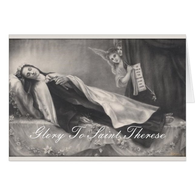 Glory To Saint Therese Cards (Front Horizontal)