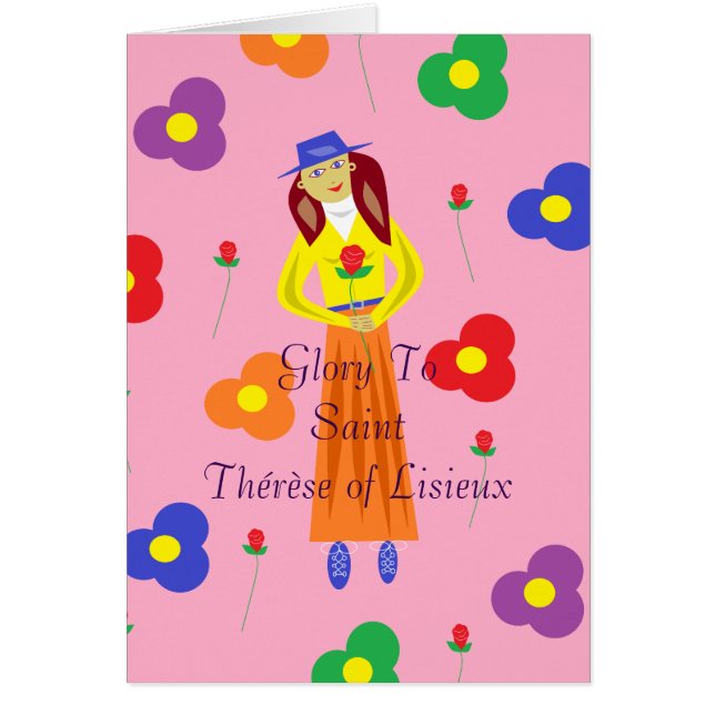 Glory To Saint Thérèse of Lisieux Cards (Front)