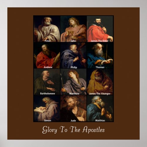 GLORY TO THE APOSTLES POSTER
