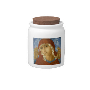 GLORY TO THE BLESSED VIRGIN MARY CANDY JAR