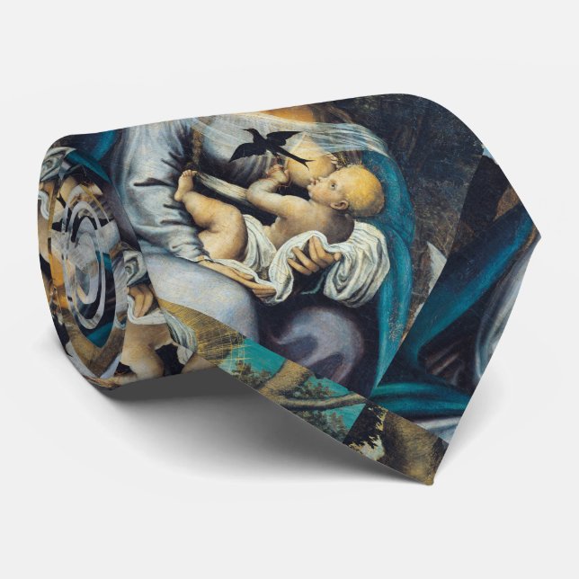 Glory To The Blessed Virgin Tie (Rolled)
