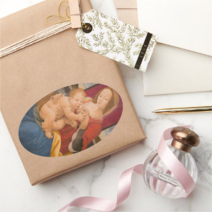 Glory To The Divine Breast of Mary Case-Mate iPhon Oval Sticker