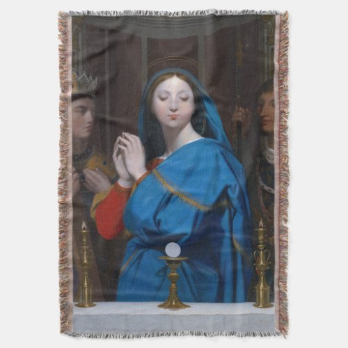 Glory To The Eucharist BlanketWall Hanging Throw Blanket