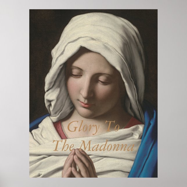Glory To The Madonna Poster (Front)