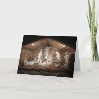 Glory To The Newborn King Holiday Card by Sneffygirl at Zazzle