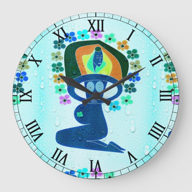 GLORY TO THE VIRGIN MOTHER OF GOD LARGE CLOCK (Front)