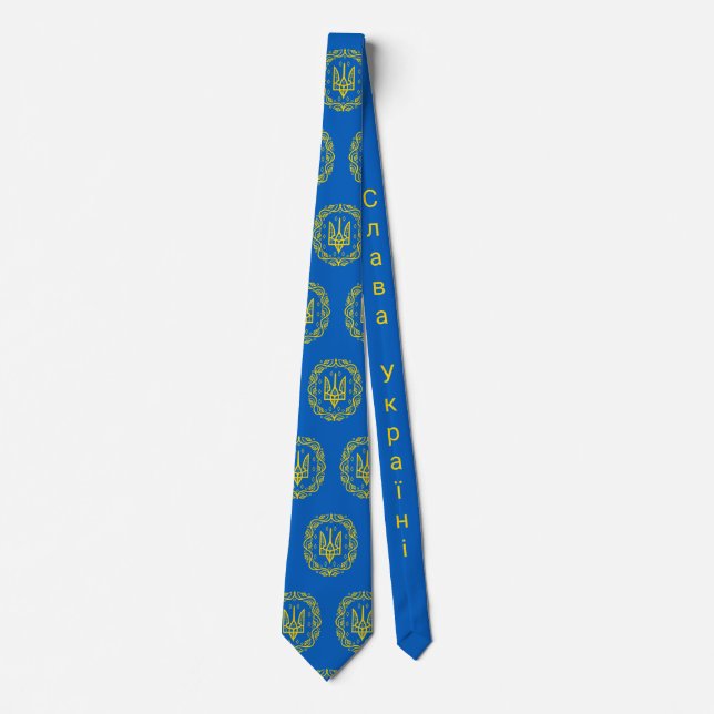 Glory to Ukraine Neck Tie (Front)