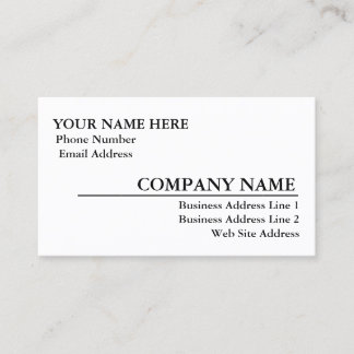 Gloss Business Card Template