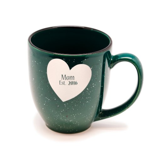 Gloss Speckled Green Santa Fe Bistro Mug 