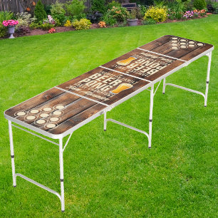 Gloss Stain Board Brew Battle Champions Team Names Beer Pong Table