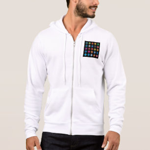 Glossy Arrows Set Vibrant Directional Pointers Hoodie