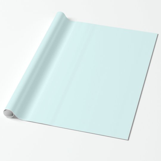 Glossy Baby Blue Wrapping Paper