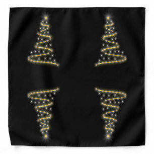 Glossy christmas tree bandana