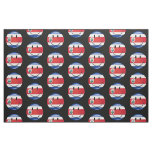 Glossy Costa Rican Flag Fabric