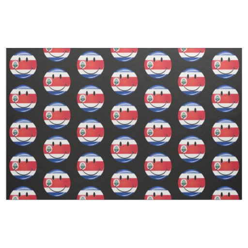 Glossy Costa Rican Flag Fabric