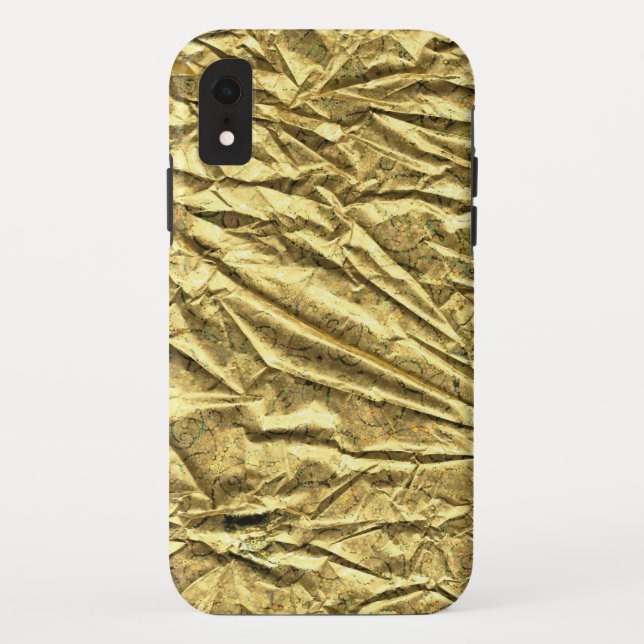 Glossy gold foil Case-Mate iPhone case (Back)
