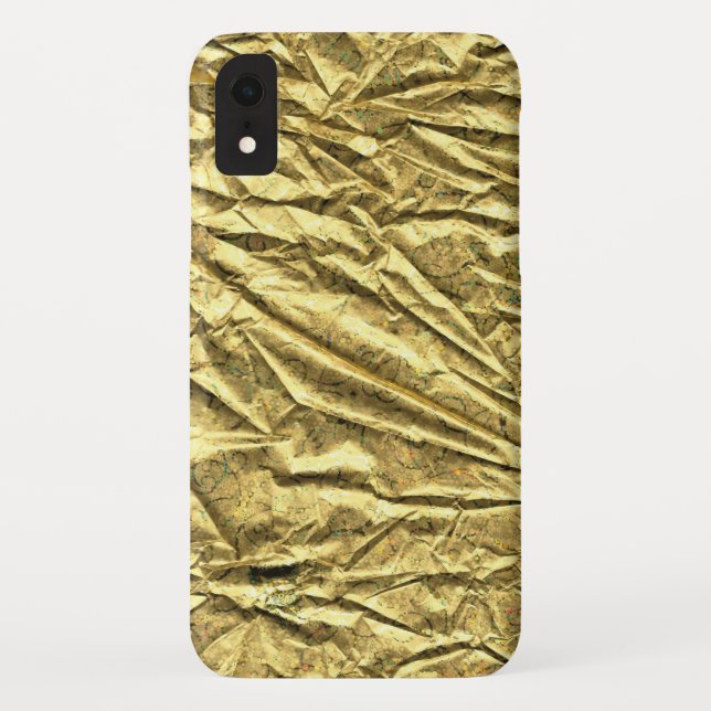 Glossy gold foil Case-Mate iPhone case (Back)
