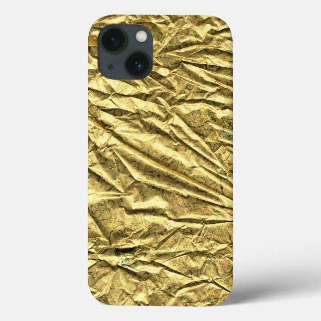 Glossy gold foil Case-Mate iPhone case (Back)