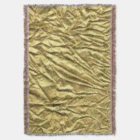 Gold foil throw discount blanket