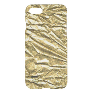 Glossy gold foil iPhone SE/8/7 case