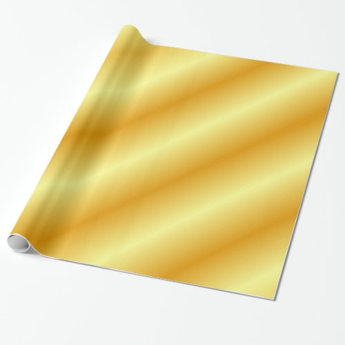 Glossy Gold Look Elegant Modern Template Golden Wrapping Paper