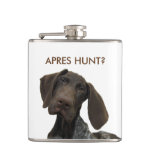 Glossy Grizzly Apres Hunt Shot Bottle Hip Flask at Zazzle
