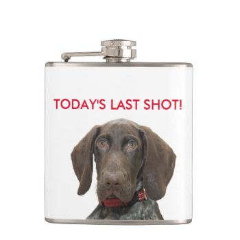 Glossy Grizzly Apres Hunt Shot Bottle Hip Flask by glossygrizzly at Zazzle