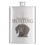 Glossy Grizzly Hunting Flask at Zazzle