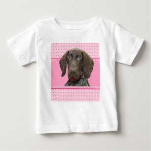 Glossy Grizzly Puppy Girl Baby T-Shirt