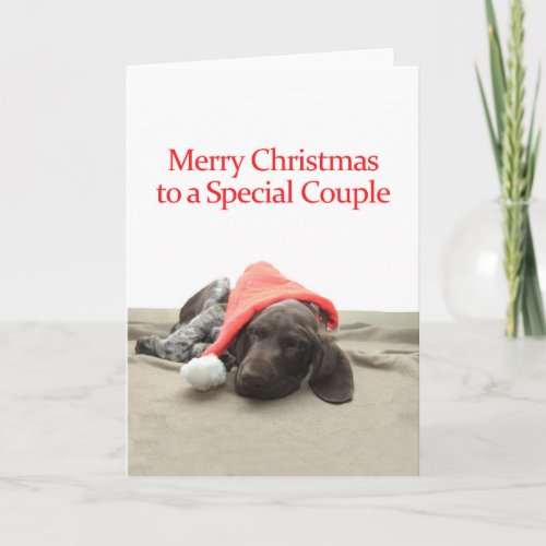 Glossy Grizzly Special Couple X_mas Holiday Card